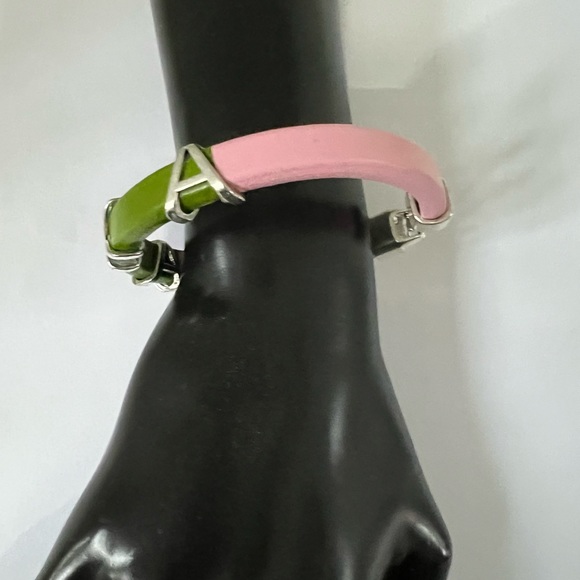 Alpha Kappa Alpha AKA Leather Bracelet - Picture 7 of 9